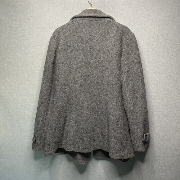 BNCI By Blanc Noir Womens XL Wool Blend Peacoat - Picture 6 of 7